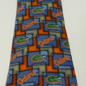 Florida Gators Eagles Wings Silk Tie Collegiate Fan Gear